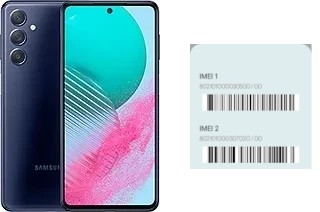 Cómo ver el código IMEI en Galaxy M54