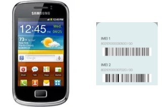 Cómo ver el código IMEI en Galaxy mini 2 S6500