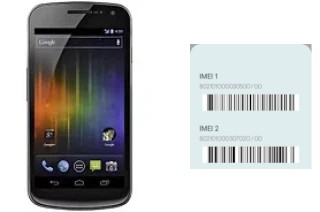 Cómo ver el código IMEI en Galaxy Nexus I9250