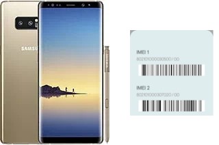 Cómo ver el código IMEI en Galaxy Note8