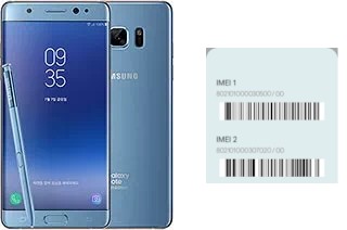 Cómo ver el código IMEI en Galaxy Note FE