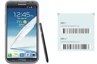 Cómo ver el código IMEI en Galaxy Note II CDMA