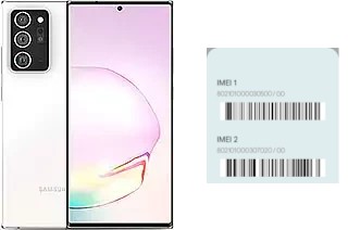 Cómo ver el código IMEI en Galaxy Note20+ 5G