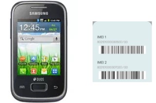 Cómo ver el código IMEI en Galaxy Pocket Duos S5302