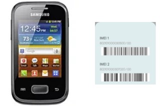 Cómo ver el código IMEI en Galaxy Pocket plus S5301