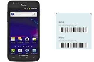 Cómo ver el código IMEI en Galaxy S II Skyrocket i727