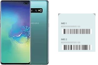 Cómo ver el código IMEI en Galaxy S10+