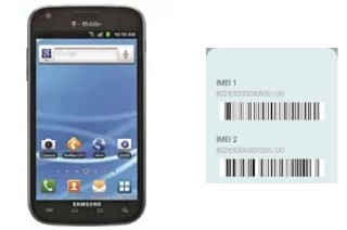 Cómo ver el código IMEI en Galaxy S II T989