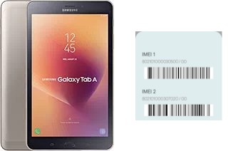 Cómo ver el código IMEI en Galaxy Tab A 8.0 (2017)