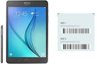 Cómo ver el código IMEI en Galaxy Tab A 8.0 & S Pen (2015)