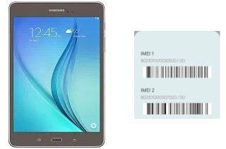 Cómo ver el código IMEI en Galaxy Tab A 8.0