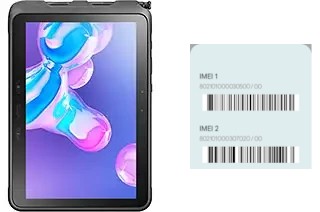 Cómo ver el código IMEI en Galaxy Tab Active Pro