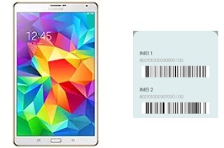 Cómo ver el código IMEI en Galaxy Tab S 8.4