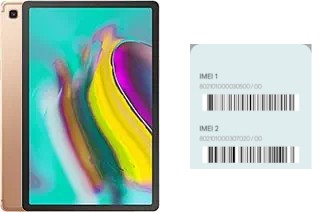 Cómo ver el código IMEI en Galaxy Tab S5e