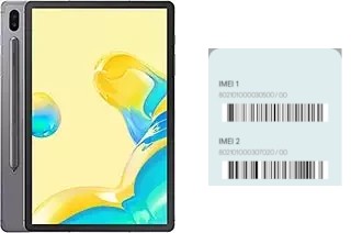 Cómo ver el código IMEI en Galaxy Tab S6 5G