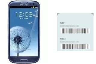 Cómo ver el código IMEI en I9305 Galaxy S III