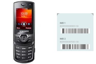 Cómo ver el código IMEI en S5550 Shark 2