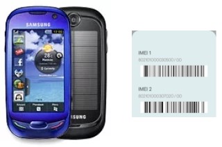 Cómo ver el código IMEI en S7550 Blue Earth