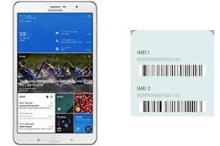Cómo ver el código IMEI en Galaxy Tab Pro 8.4