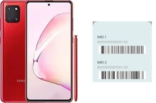 Cómo ver el código IMEI en Galaxy Note10 Lite