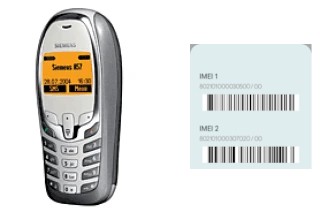 Cómo ver el código IMEI en Siemens A57