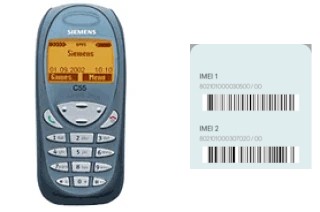 Cómo ver el código IMEI en Siemens C55