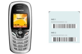 Cómo ver el código IMEI en Siemens C72