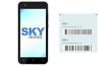 Cómo ver el código IMEI en Sky Devices Elite Photo Pro