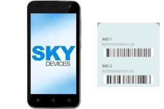 Cómo ver el código IMEI en Sky Elite 4-5P