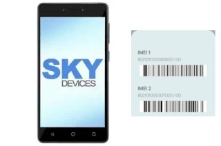 Cómo ver el código IMEI en Sky Elite 5-0P