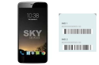 Cómo ver el código IMEI en Sky Elite 5-5L Plus