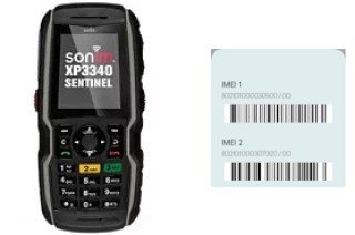 Cómo ver el código IMEI en XP3340 Sentinel