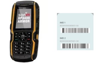 Cómo ver el código IMEI en XP3400 Armor