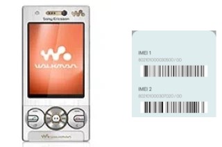 Cómo ver el código IMEI en W705