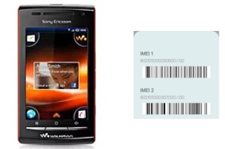 Cómo ver el código IMEI en Sony Ericsson W8