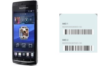 Cómo ver el código IMEI en Xperia Arc