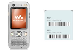 Cómo ver el código IMEI en W890