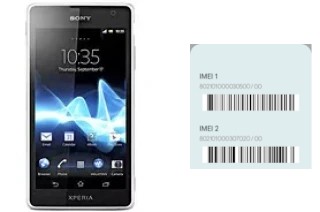 Cómo ver el código IMEI en Xperia GX SO-04D