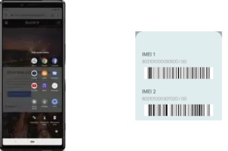 Cómo ver el código IMEI en Xperia 1