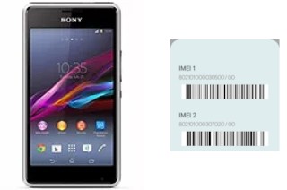 Cómo ver el código IMEI en Xperia E1 II