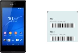 Cómo ver el código IMEI en Xperia E3 4G