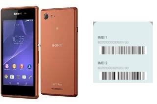 Cómo ver el código IMEI en Xperia E3