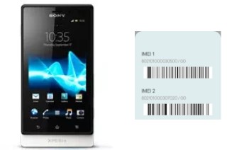 Cómo ver el código IMEI en Xperia sola