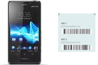 Cómo ver el código IMEI en Xperia T