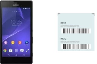 Cómo ver el código IMEI en Xperia T3 3G