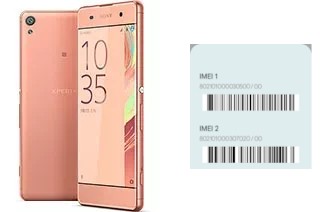 Cómo ver el código IMEI en Xperia XA