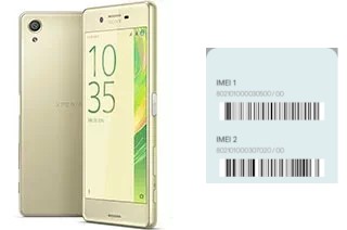 Cómo ver el código IMEI en Xperia X