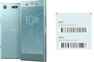 Cómo ver el código IMEI en Xperia XZ1 Compact