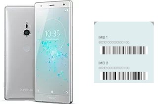 Cómo ver el código IMEI en Xperia XZ2