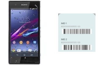 Cómo ver el código IMEI en Xperia Z1s